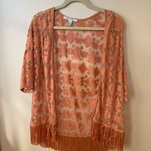 Orange F21 cape